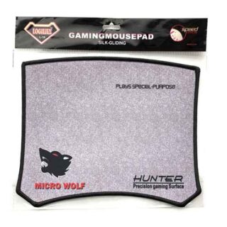 LOGILILY L-16 Micro Wolf Printing Hunter Precision Gaming Surface Mouse Pad
