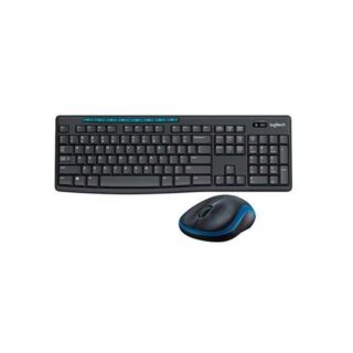 MK275 logitech  Black-Blue Wireless Keyboard & Mouse Combo