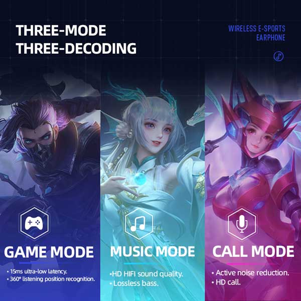 G20 Tws Gaming Earphone Low Latency Professional for All Smartphone - Image 5