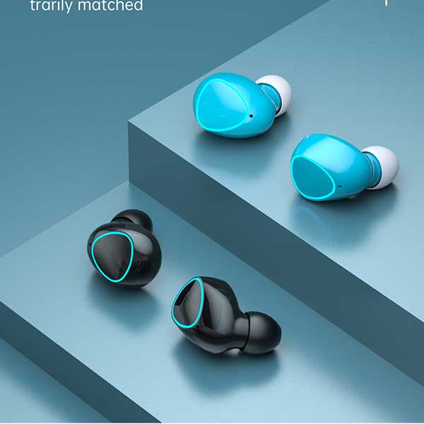 M22 TWS Bluetooth Touch Stereo Sports Digital Display 9D Four earphones For Double People Use - Image 6