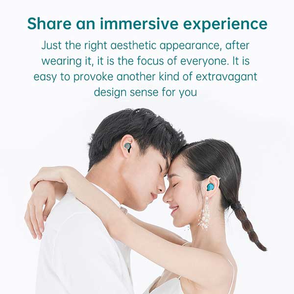 M22 TWS Bluetooth Touch Stereo Sports Digital Display 9D Four earphones For Double People Use - Image 4